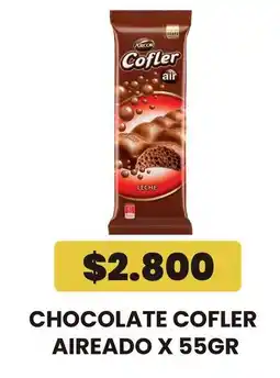 Autoservicio Capo Cofler chocolate aireado oferta