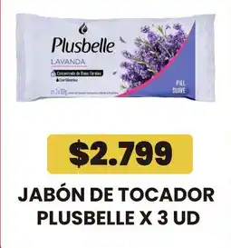 Autoservicio Capo Plusbelle jabón de tocador oferta
