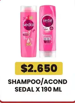 Autoservicio Capo Sedal shampoo/acond oferta