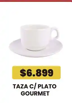 Autoservicio Capo Taza c/ plato gourmet oferta