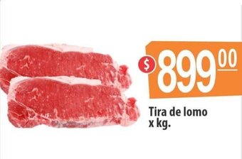 Autoservicio Capo Tira de lomo x kg. oferta