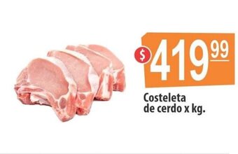 Autoservicio Capo Costeleta de cerdo x kg. oferta