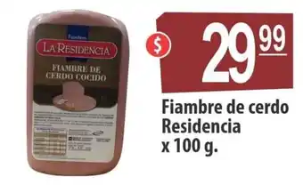 Autoservicio Capo La Residencia Fiambre de cerdo x 100g. oferta