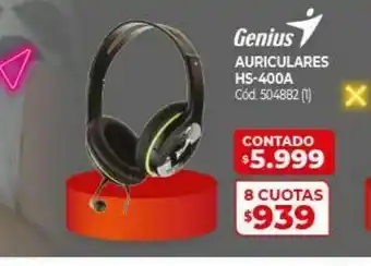 Naldo Lombardi Auriculares genius oferta