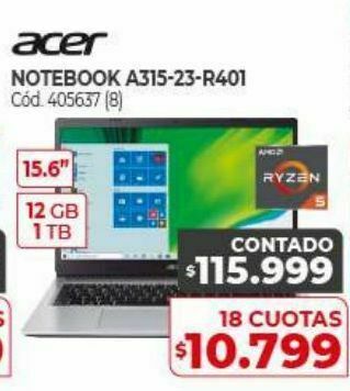 Naldo Lombardi Notebook acer oferta