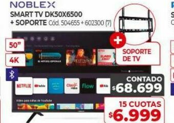 Naldo Lombardi Smart tv noblex oferta