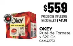 Diarco Okey puré de tomate oferta