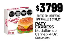 Diarco Paty express medallón de carne oferta