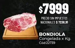 Diarco Bondiola congelada oferta