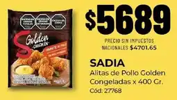 Diarco Sadia alitas de pollo golden congeladas oferta