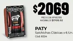 Diarco Paty salchichas clásicas oferta