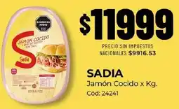Diarco Sadia jamón cocido oferta
