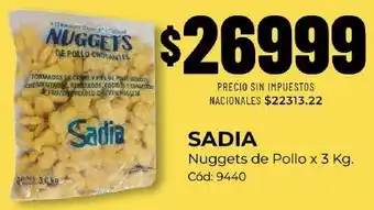 Diarco Sadia nuggets de pollo oferta