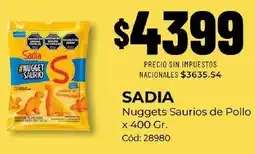 Diarco Sadia nuggets saurios de pollo oferta