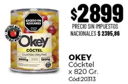 Diarco Okey cóctel cuatro frutas oferta