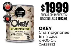 Diarco Okey champiñones en trozos oferta