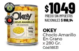 Diarco Okey choclo amarillo en grano oferta