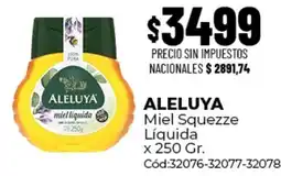 Diarco Aleluya miel squeeze líquida oferta