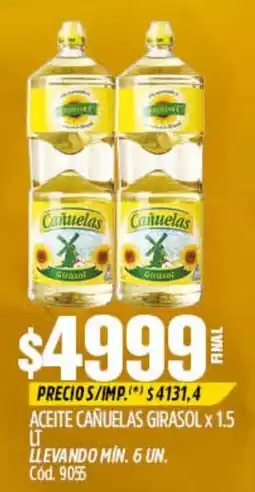 Supermercados Yaguar Cannuelas aceite girasol oferta
