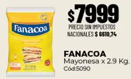 Diarco Fanacoa mayonesa oferta