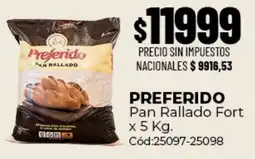 Diarco Preferido pan rallado fort oferta
