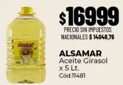 Diarco Alsamar aceite girasol oferta