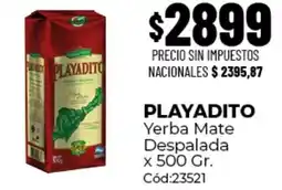 Diarco Playadito yerba mate despalada oferta