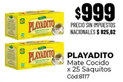 Diarco Playadito mate cocido oferta