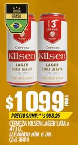 Supermercados Yaguar Kilsen lager pura malta oferta