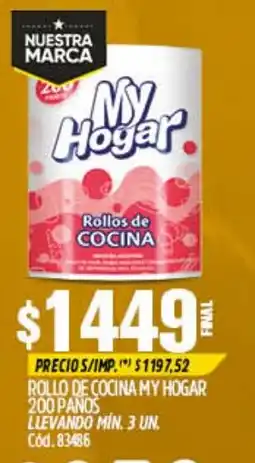 Supermercados Yaguar My hogar rollos de cocina oferta