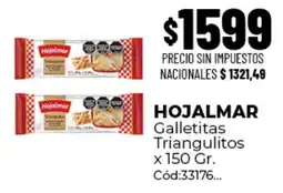 Diarco Hojalmar galletitas triangulitos oferta