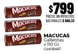 Diarco Macucas galletitas oferta