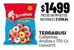 Diarco Terrabusi galletitas anillos oferta