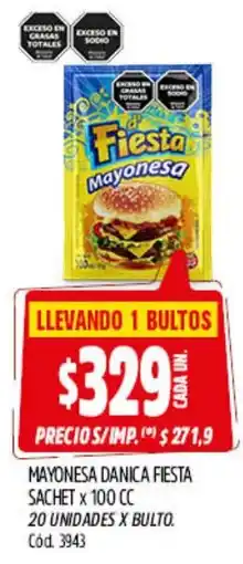 Supermercados Yaguar Mayonesa danica fiesta oferta