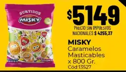 Diarco Misky caramelos masticables oferta
