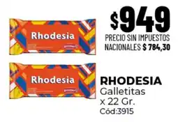 Diarco Rhodesia galletitas oferta