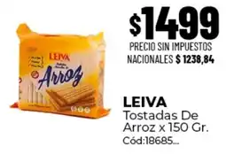Diarco Leiva tostadas de arroz oferta