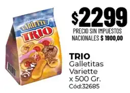 Diarco Variette galletitas trio oferta