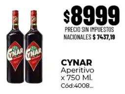 Diarco Cynar aperitivo oferta