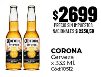 Diarco Corona cerveza oferta