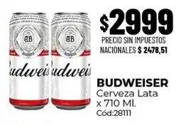 Diarco Budweiser cerveza lata oferta