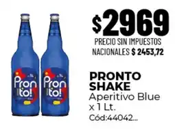 Diarco Pronto shake aperitivo blue oferta