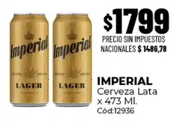 Diarco Imperial cerveza lata oferta