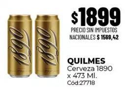Diarco Quilmes cerveza 1890 oferta
