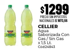 Diarco Cellier agua saborizada con gas / sin gas oferta