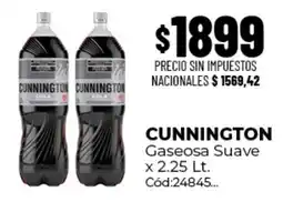 Diarco Cunnington gaseosa suave oferta