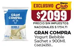 Diarco Gran compra yogurt bebible oferta