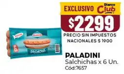 Diarco Paladini salchichas oferta
