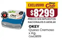 Diarco Okey queso cremoso oferta
