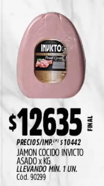 Invicto jamon cocido invicto asado